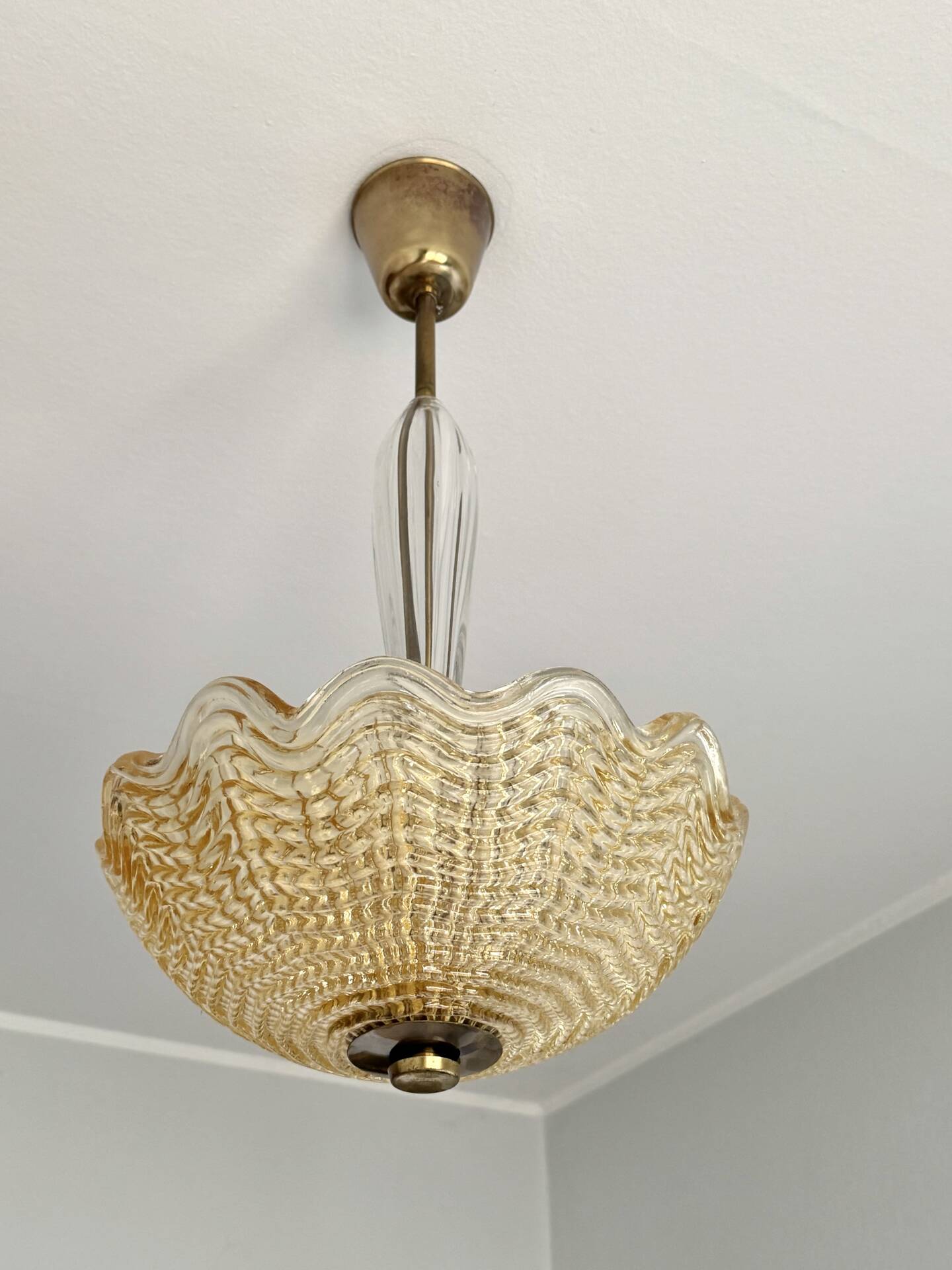 Swedish Carl Fagerlund designed 1950’s Ceiling Lamp