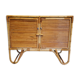 60's rattan buffet