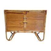60's rattan buffet