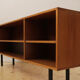 Danish teak media record folder sideboard