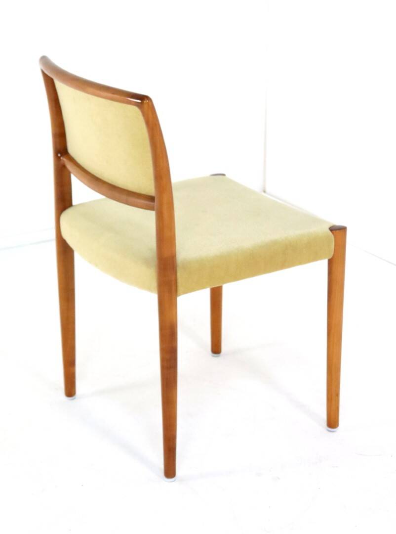 Set of 4 Niels O Möller model 80 chairs vintage danish design