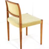 Set of 4 Niels O Möller model 80 chairs vintage danish design