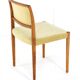 Lot de 4 chaises Niels O Möller modèle 80 design danois vintage