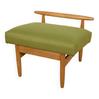 Oak Model J 65  Stool  by Ejvind A. Johansson for FDB Møbler, Denmark, 1950s