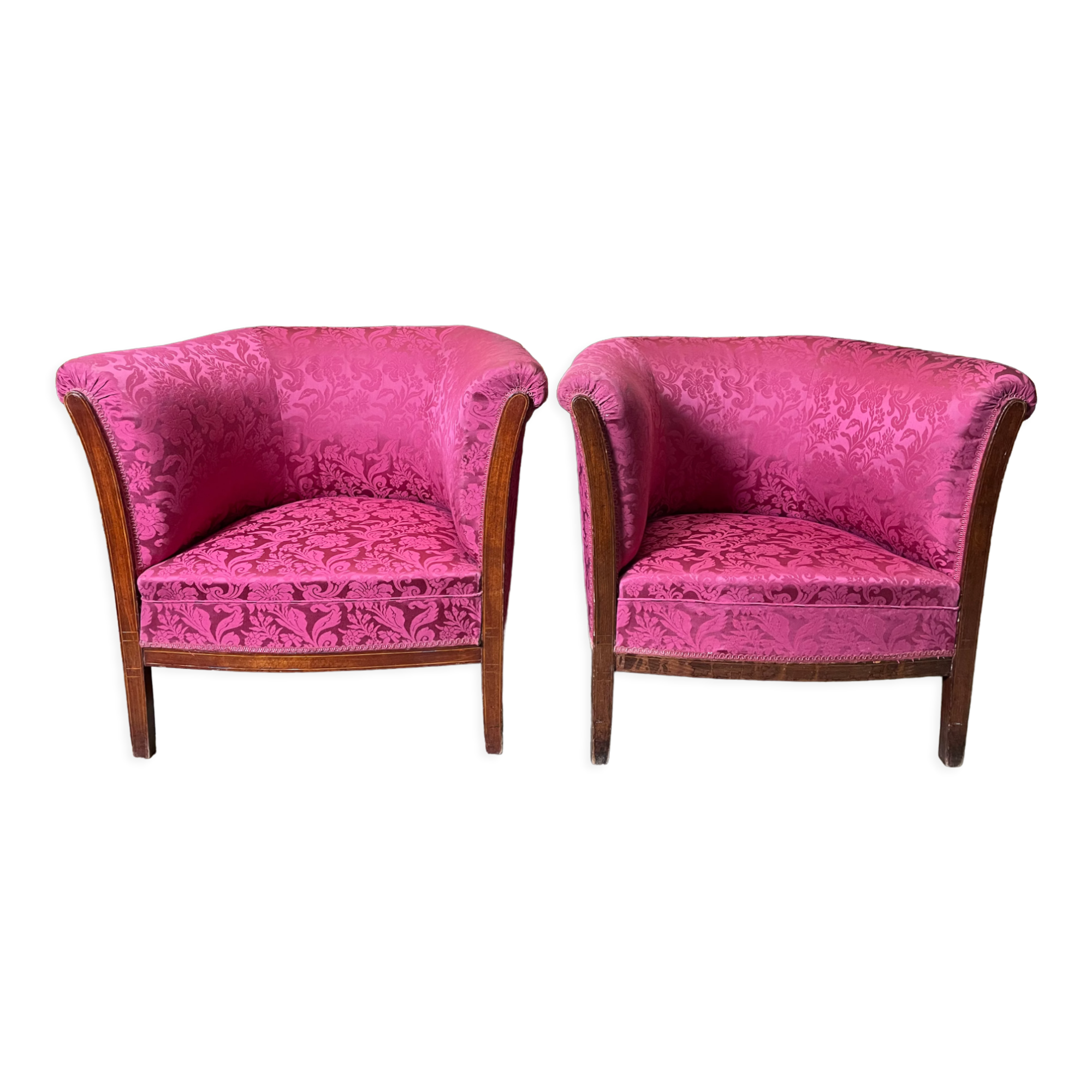 Pair of armchairs bergères Art Deco period