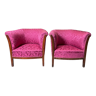 Pair of armchairs bergères Art Deco period