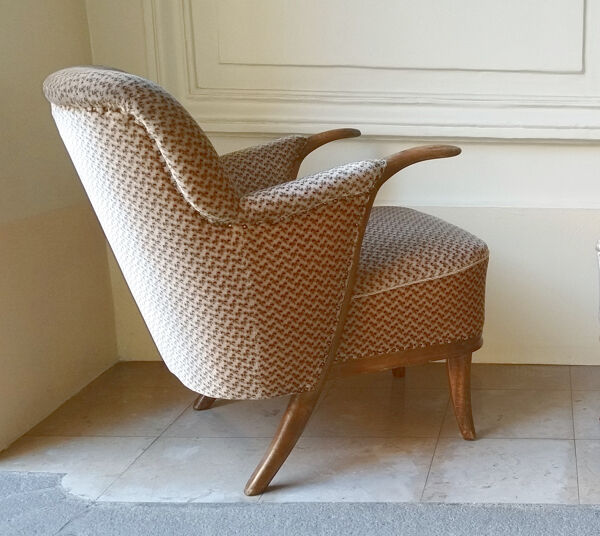 Fauteuils sculptural années 50-60 vintage design pingouin