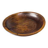 Vintage hand-carved wooden bowl