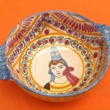 Duo bols à oreilles faïence henriot quimper