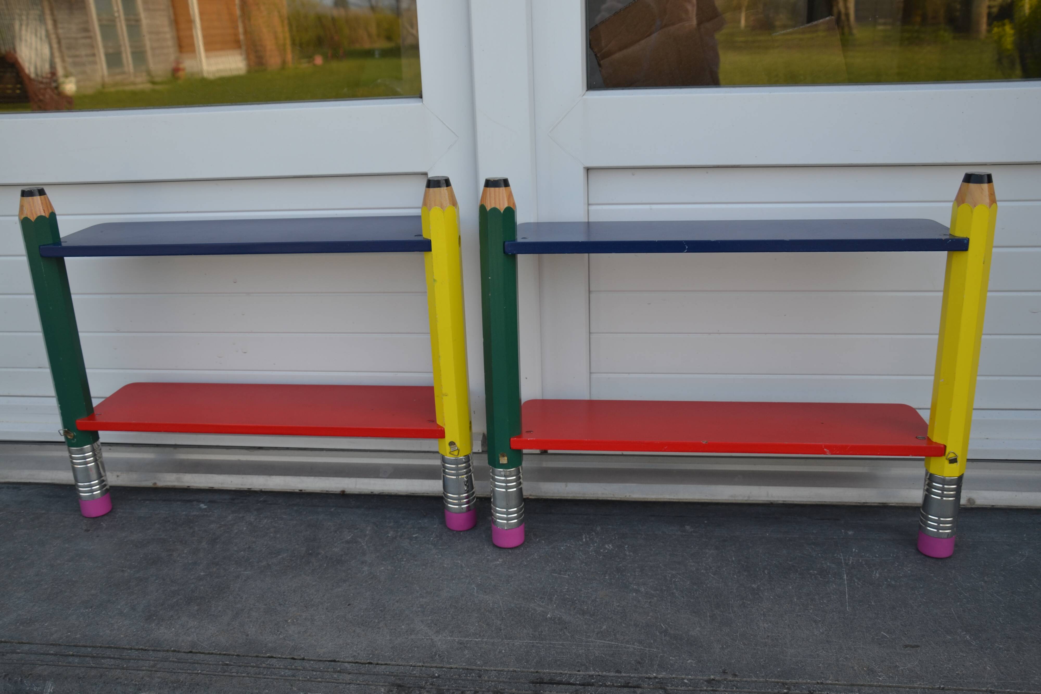 2 pencil shelves Pierre Sala