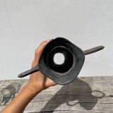 Art nouveau pewter vase 1900 signed