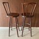 Paire de tabourets bistrot