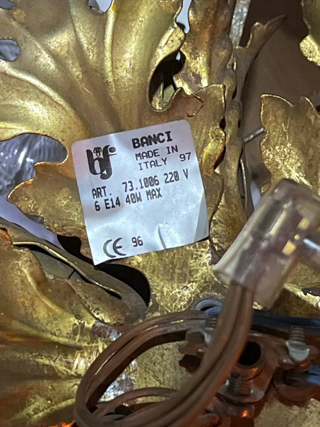 Banci Firenze ceiling light