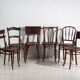 Antique dining chairs (c.1920). Set of 6 pieces no.3