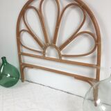 Vintage rattan headboard