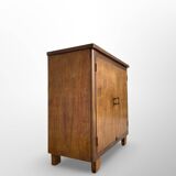 Buffet/crédence Art déco italien en noyer, années 1940