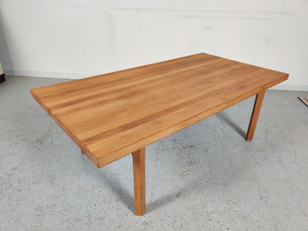 Table basse scandinave Mickaël Laursen en chêne massif, Danemark 1960s