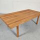 Scandinavian coffee table Mickaël Laursen in solid oak, Denmark 1960s