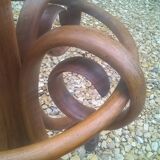 Bistro parrot coat rack attributed to Thonet