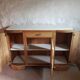 Art-deco buffet in raw oak