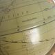 Vintage 1920 terrestrial globe world map metal USA - 25 cm