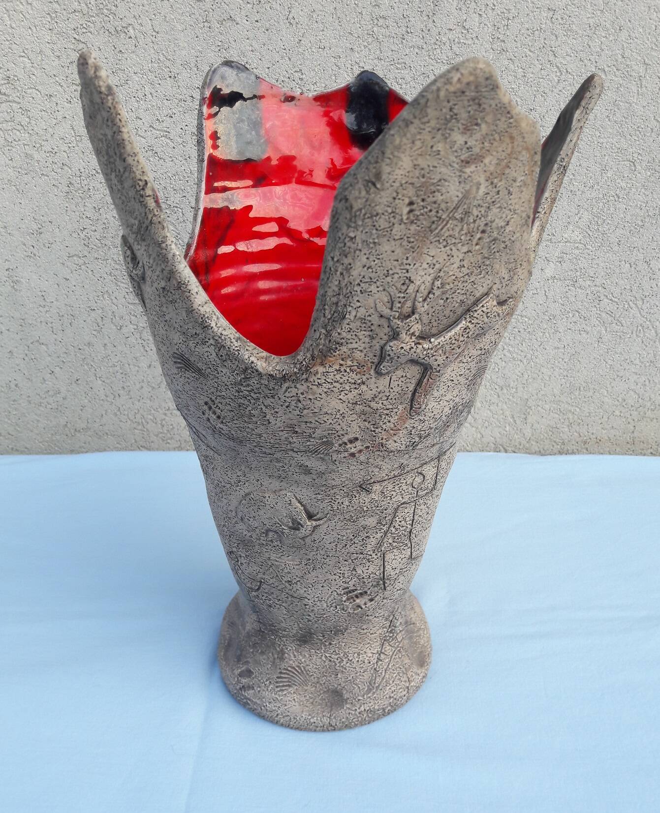 Ceramic vase Francis Triay