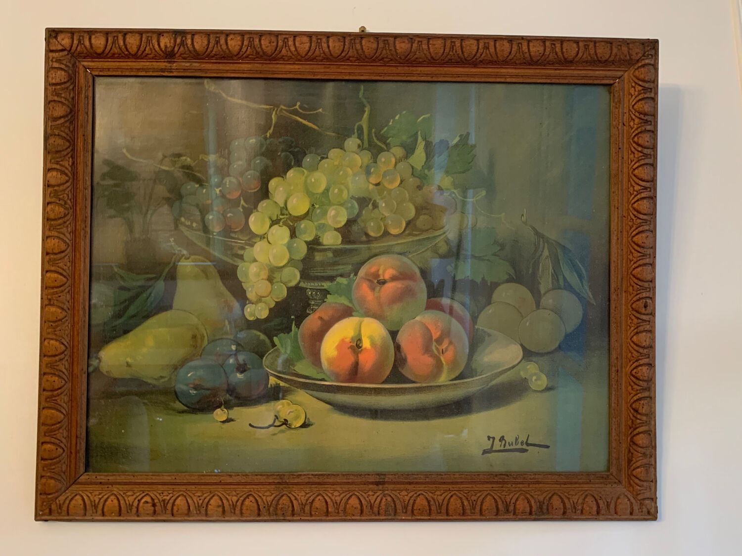Pair of Still Life Fruit Paintings 1900