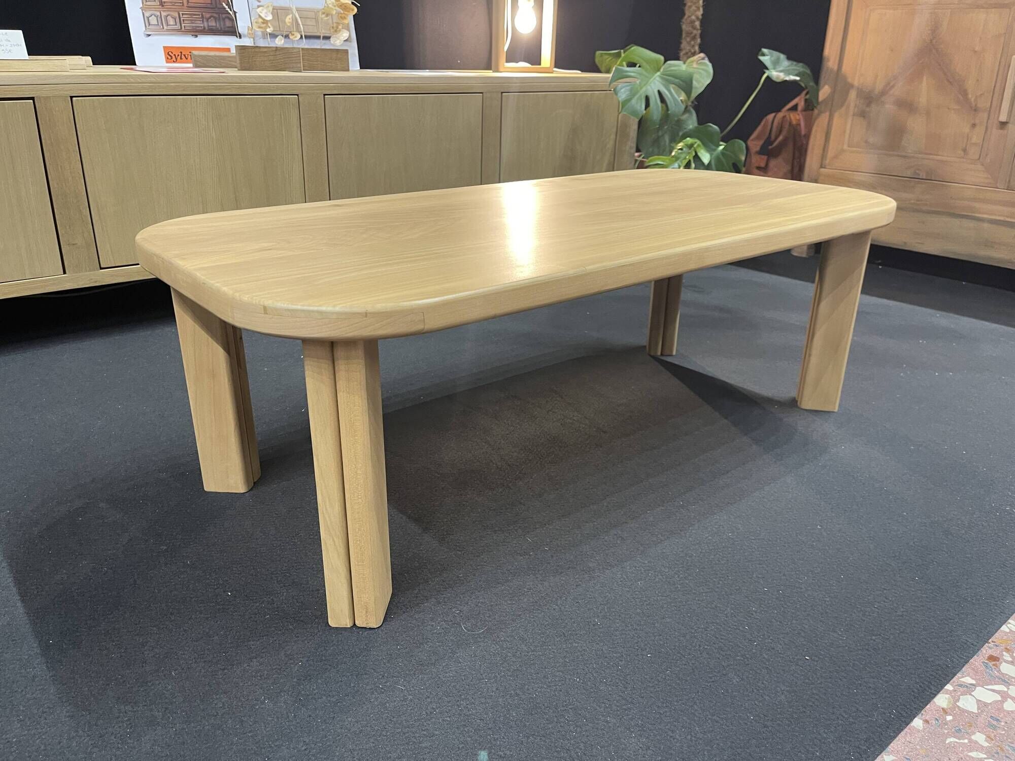 Cherry wood coffee table