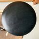 2 tabourets hauts metal simili cuir noir