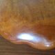 Flower shaped wooden dish