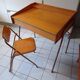 Bureau et chaise enfant vintage design lallemand
