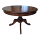 Antique round table with central leg – Ø 110cm