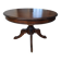 Antique round table with central leg – Ø 110cm