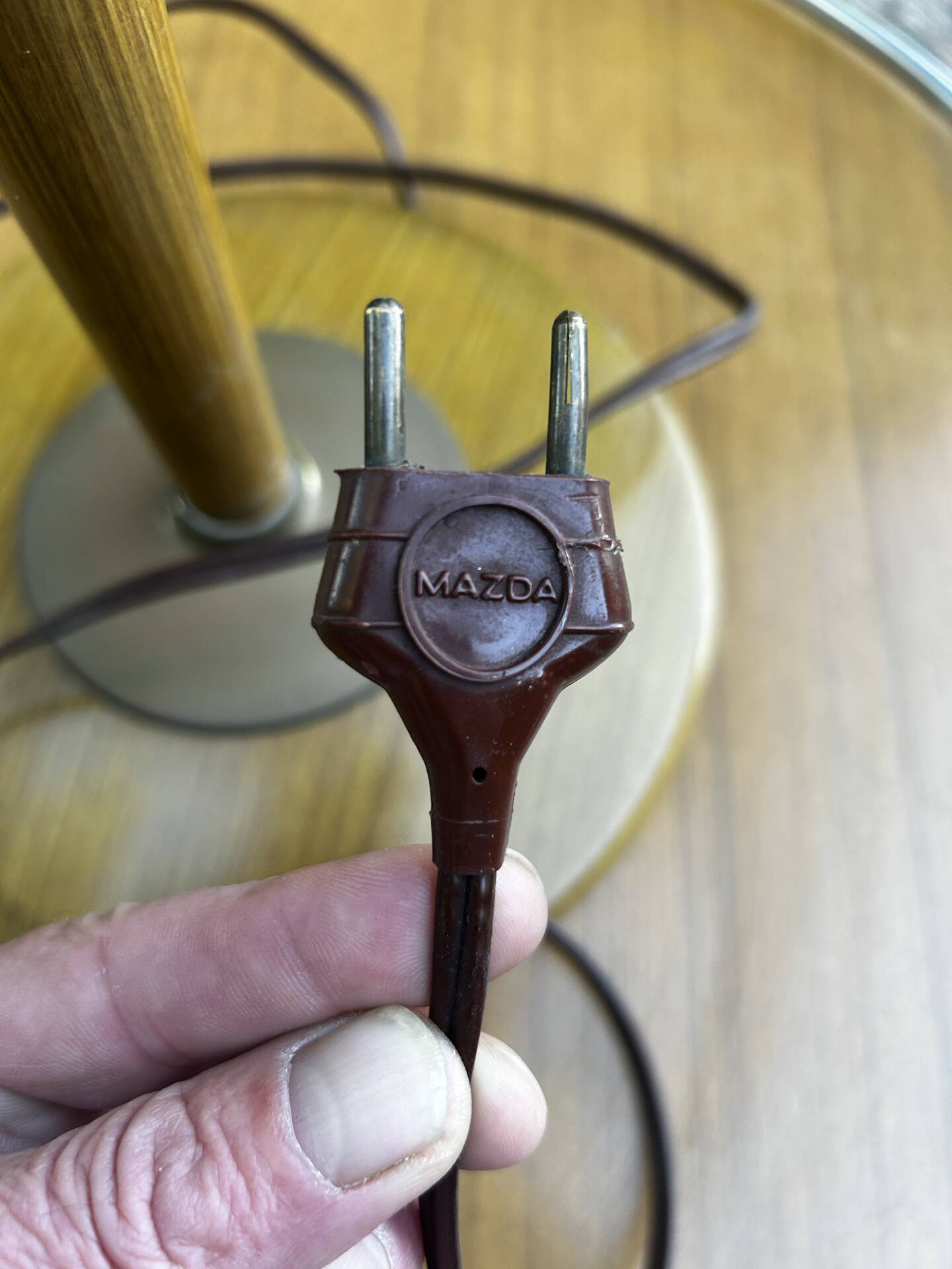 Vintage Mazda lamp from the 1940s.
