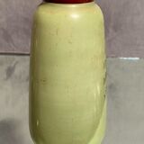 Opaline vase with fine nineteenth gold enamelled cartridge decoration