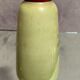 Opaline vase with fine nineteenth gold enamelled cartridge decoration