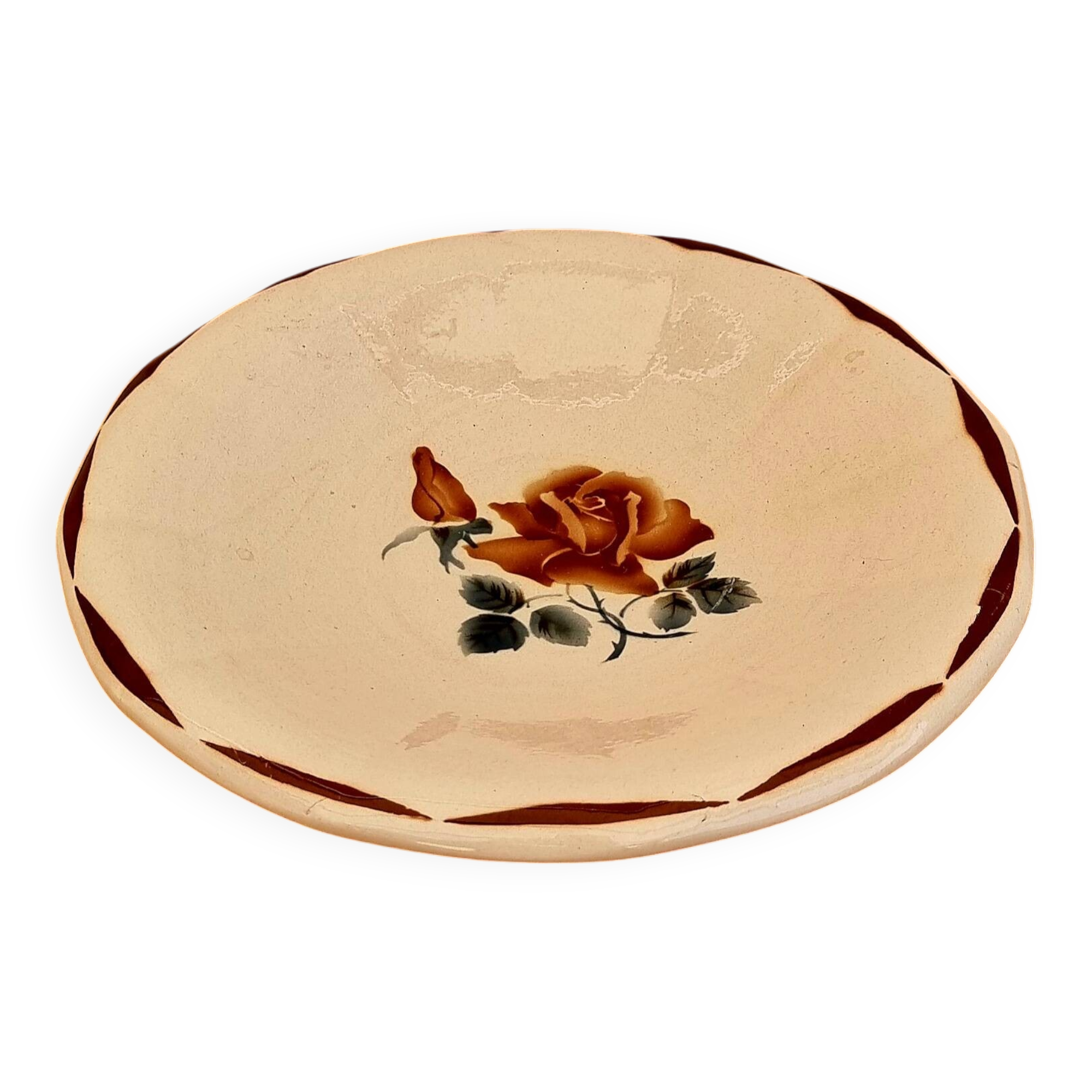 Digoin Sarreguemines pedestal dish model 9181