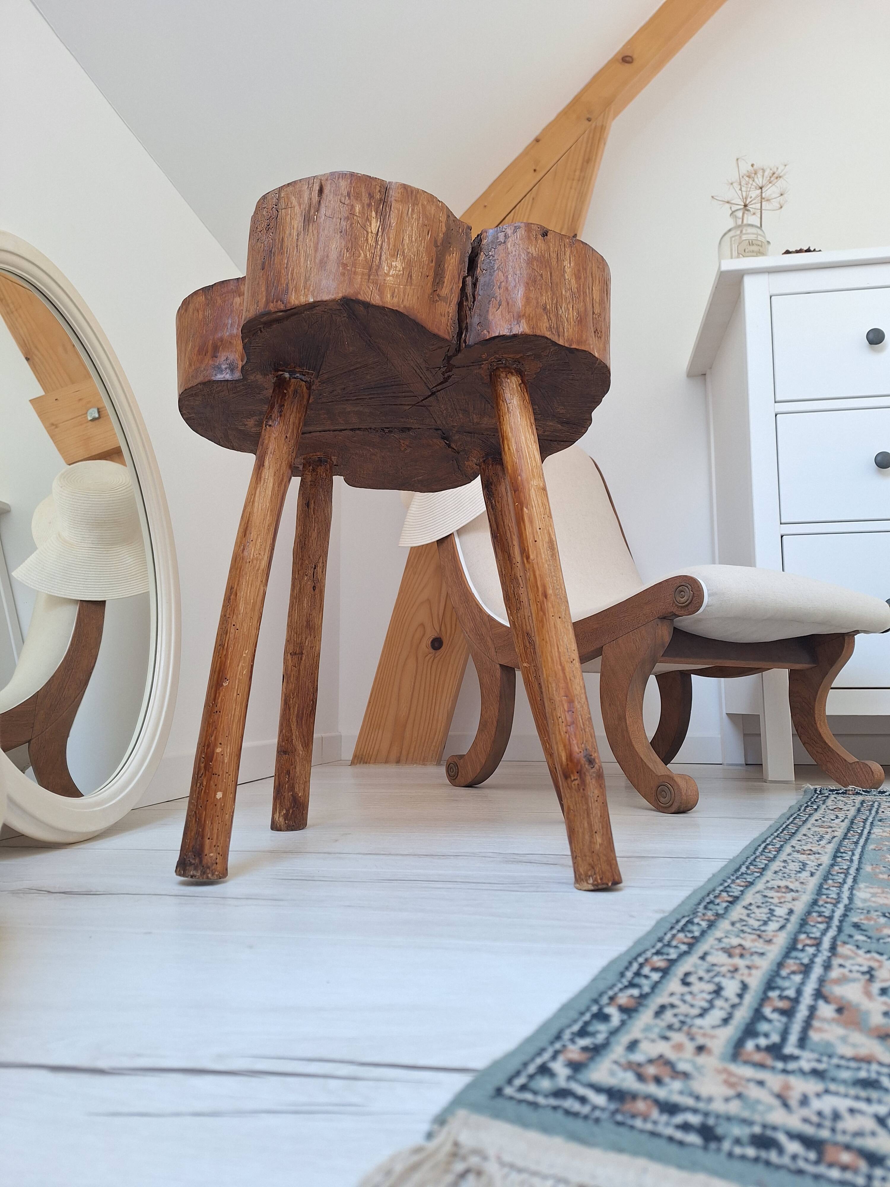 Coffee table, side table, brutalist end table.