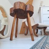 Coffee table, side table, brutalist end table.