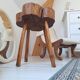 Coffee table, side table, brutalist end table.