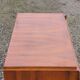 Vintage chest of drawers in walnut compass legs 4 drawers from the 1950s