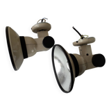 Pair of wall spotlights