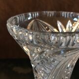 Pop-up Christmas 2022 Chiseled crystal vase mid-XX.
