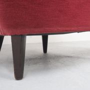 Artifort velvet red lounge chair by Theo Ruth, 1950's