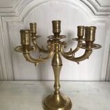 Ancient gilded bronze candlestick