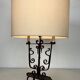 Wrought Iron Candelabrum with Six Lights, French Work, circa 1950
