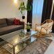Table basse double plateau verre
