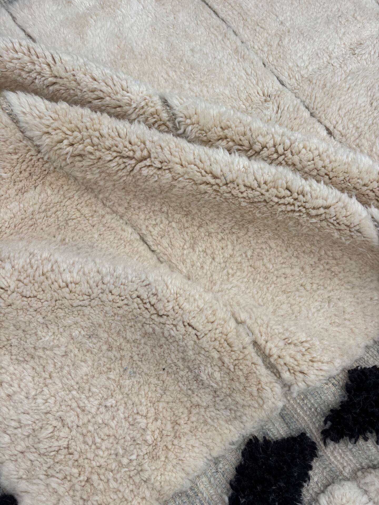 Tapis Mrirt noir et blanc 210×290 cm