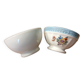 2 small old bowls