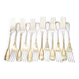 ST MEDARD set of 12 table forks in antique style Chinon 21 cm